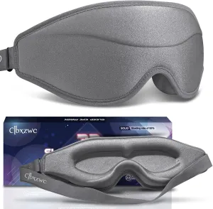 3D Advanced Eye Mask for SleepingUltra Delicate Soft Skin Friendly Eye mask100% Blackout Sleep Eye Mask for Sleep, Eyelash Extension Sleep mask