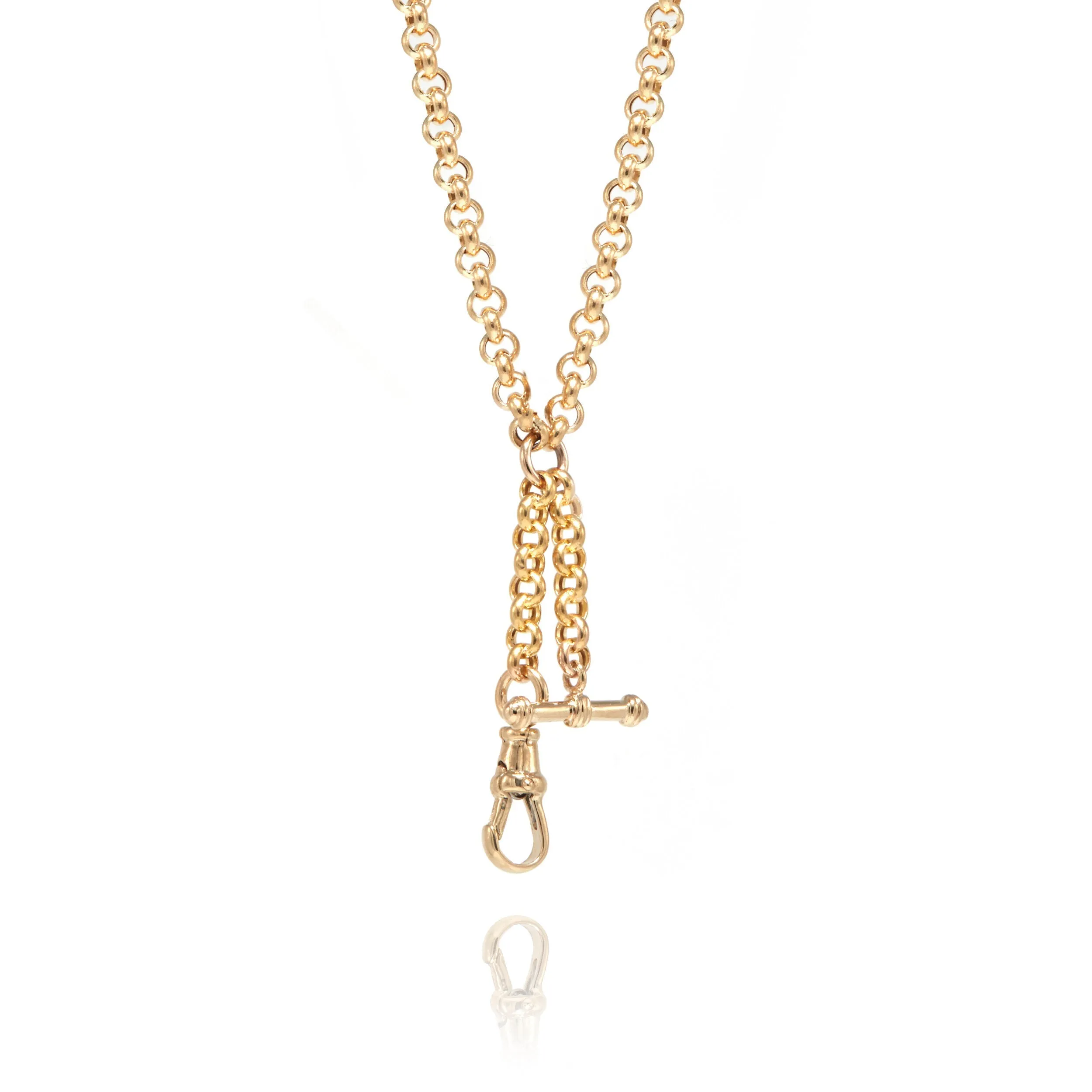Albert Chain with Dog Clip Clasp