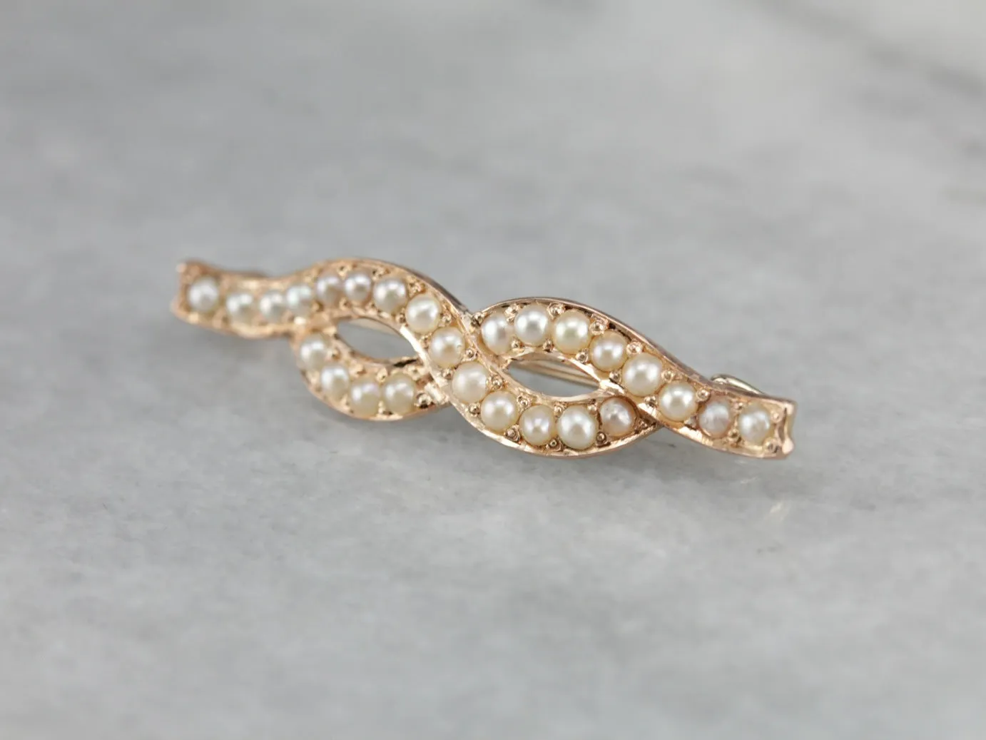 Antique Seed Pearl Pin