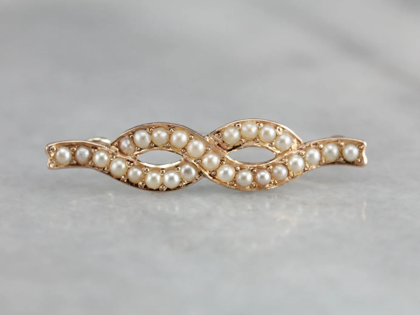 Antique Seed Pearl Pin