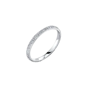 Axel Ring with White Pavé Diamonds