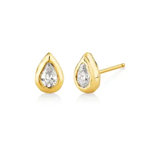Baby River Water Drop Diamond Stud