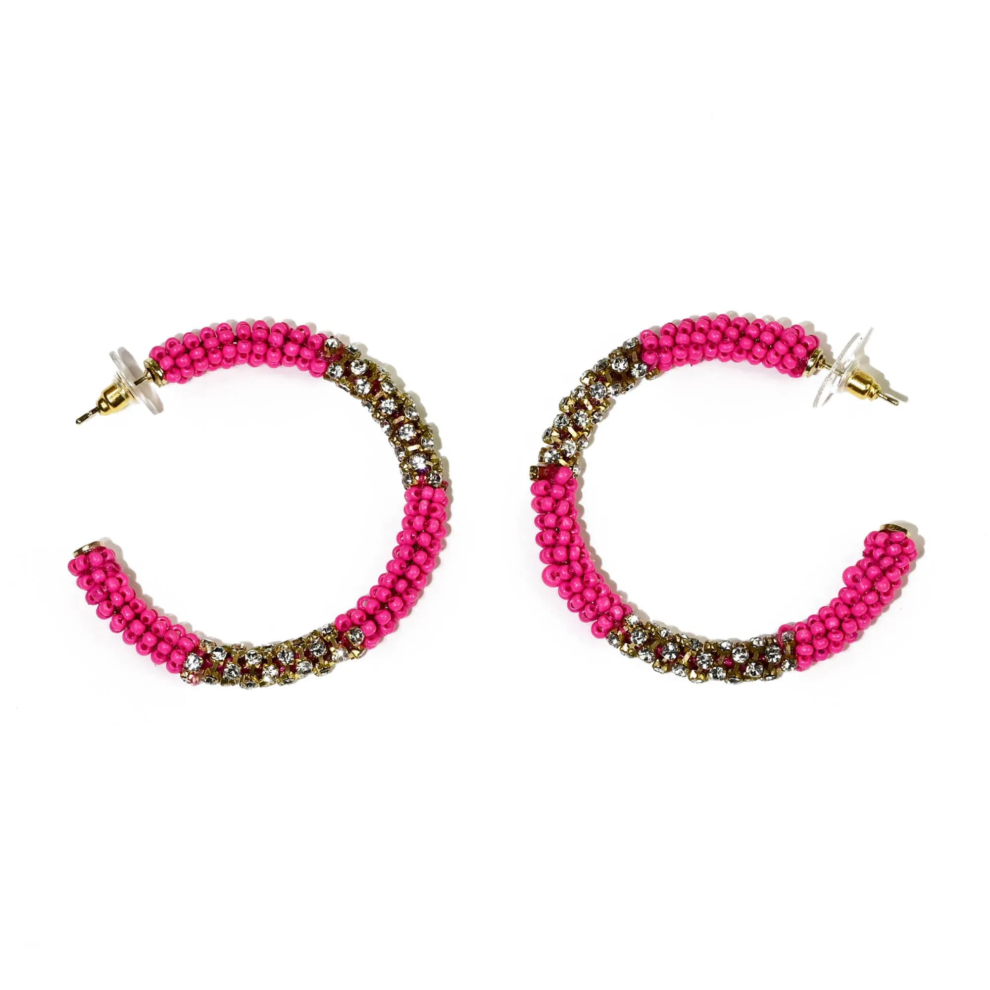 Blue and Gold Hoops