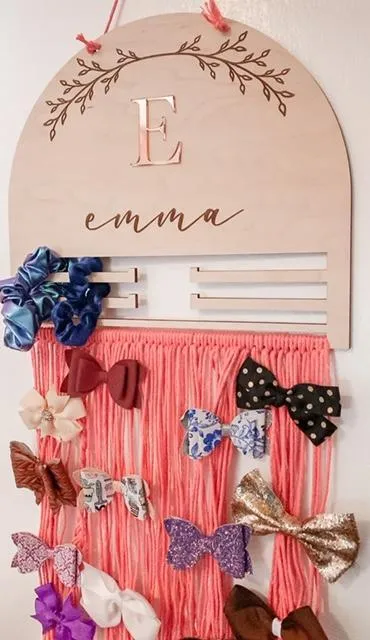 Botanical Bow   Headband Holder