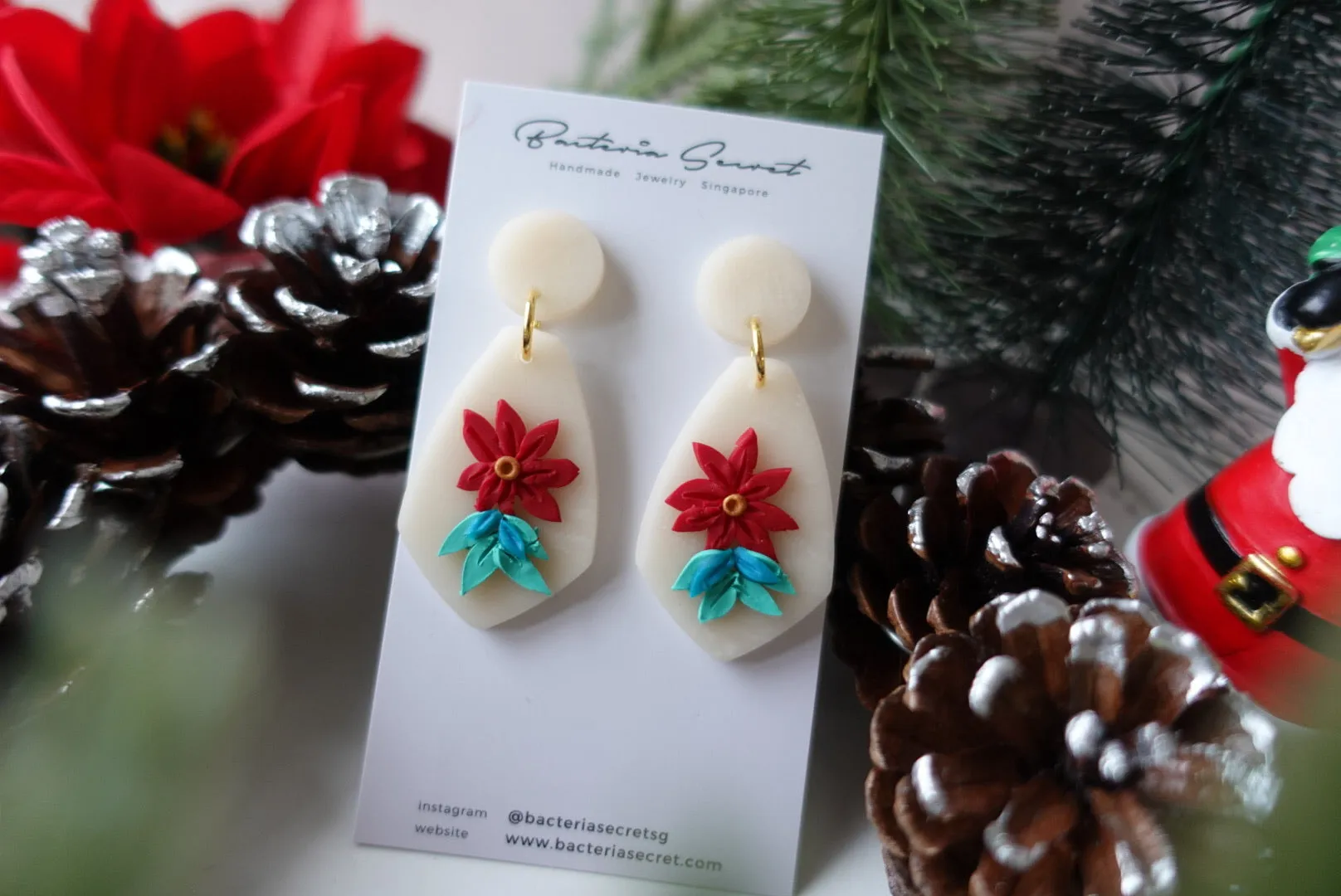 Christmas Polymer Clay Earrings 3.2