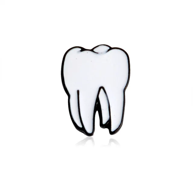 Cute Organ Metal Brooch