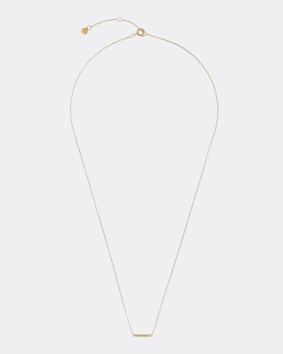 Diamond Bar Necklace