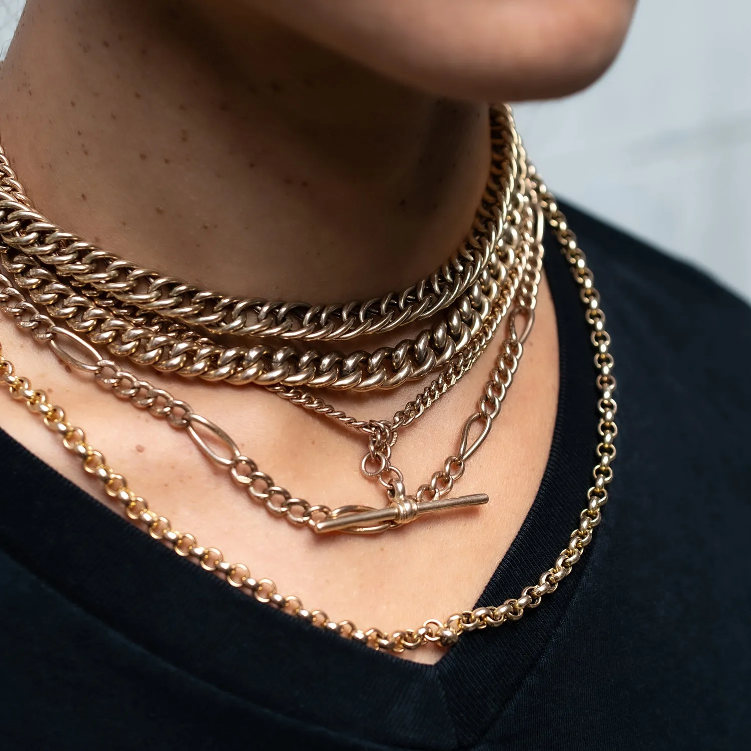 Edwardian Gold Albert Chain