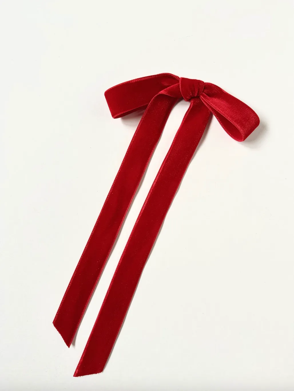 Effortless Hand Tied Silk Velvet Bow | Double Sided Silk Velvet Ribbon | Luxury Designer Hair Piece | Hand Tied to Order