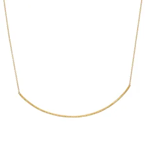 Extra Long Diamond Bar Necklace