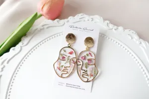 Face Mixed Flower Studs