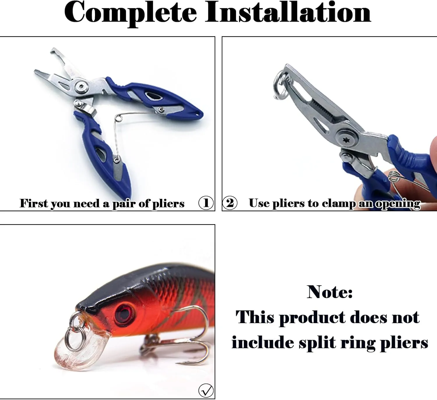 Fishing Split Rings - 99/100Pcs Stainless Steel Lure Ring for Link Fishing Hooks Heavy Duty Saltwater Terminal Tackle Connector