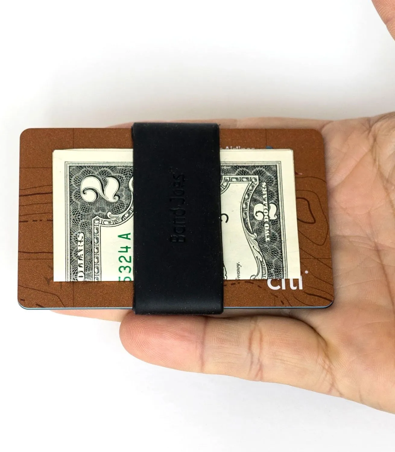 GRIFITI Band Joes Pocket Wallet Replacement Super Slim Profile Colorful Silicone Rubber Bands Money Wide Strap Grip Clip Siliconebands for Credit Card, License, Cash Holder