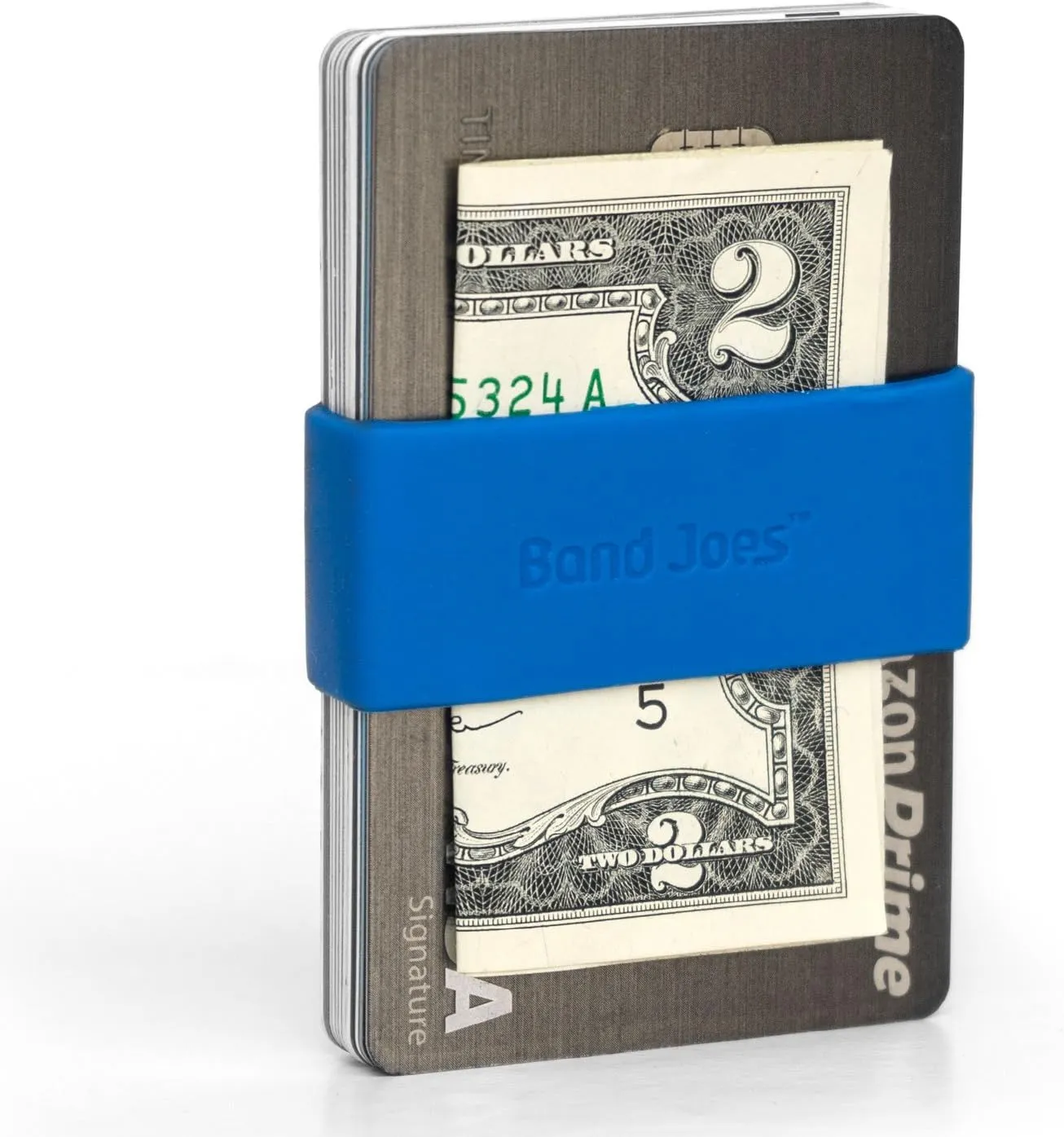GRIFITI Band Joes Pocket Wallet Replacement Super Slim Profile Colorful Silicone Rubber Bands Money Wide Strap Grip Clip Siliconebands for Credit Card, License, Cash Holder