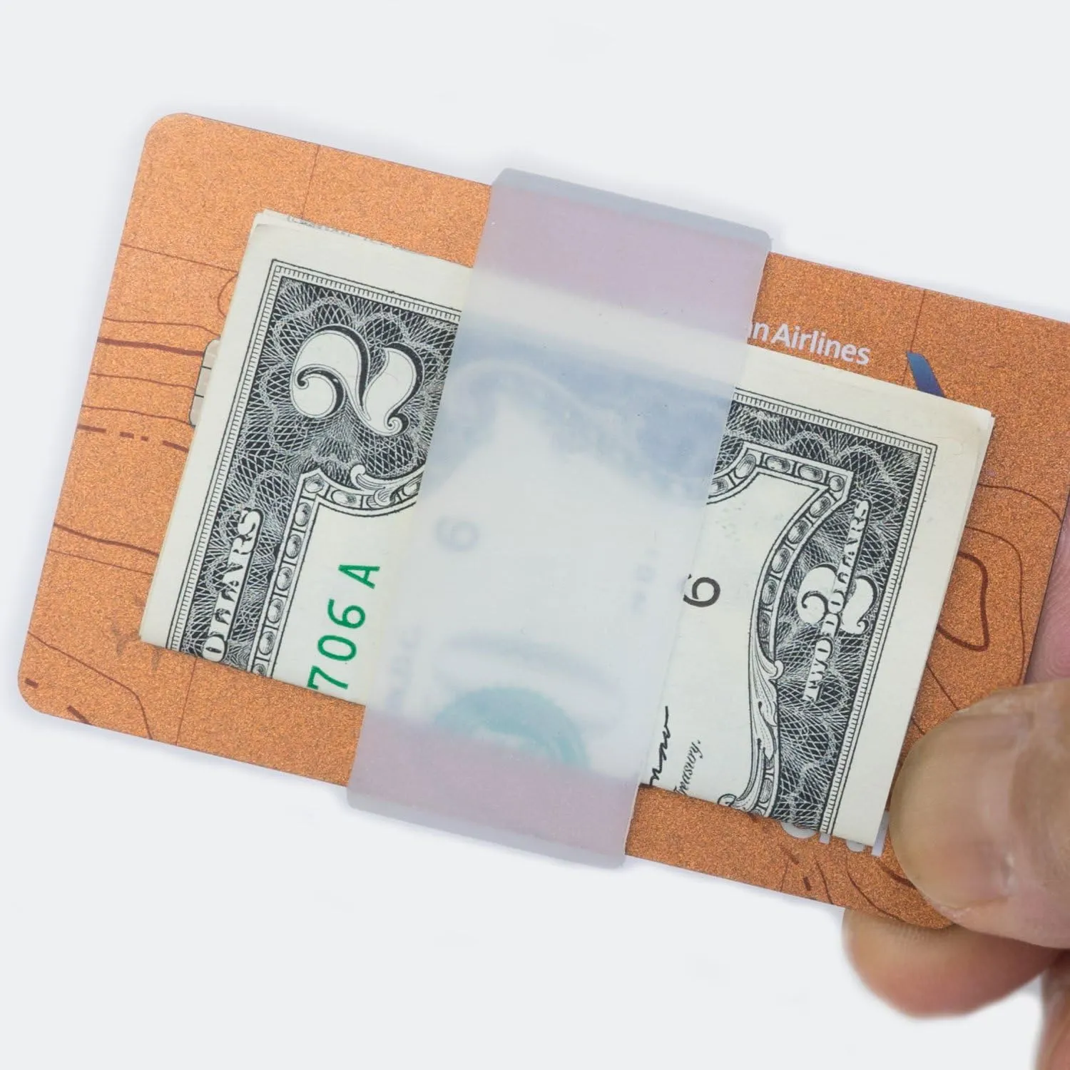 GRIFITI Band Joes Pocket Wallet Replacement Super Slim Profile Colorful Silicone Rubber Bands Money Wide Strap Grip Clip Siliconebands for Credit Card, License, Cash Holder