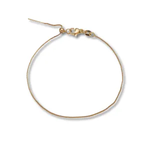 Initial Bar | Gold Chain