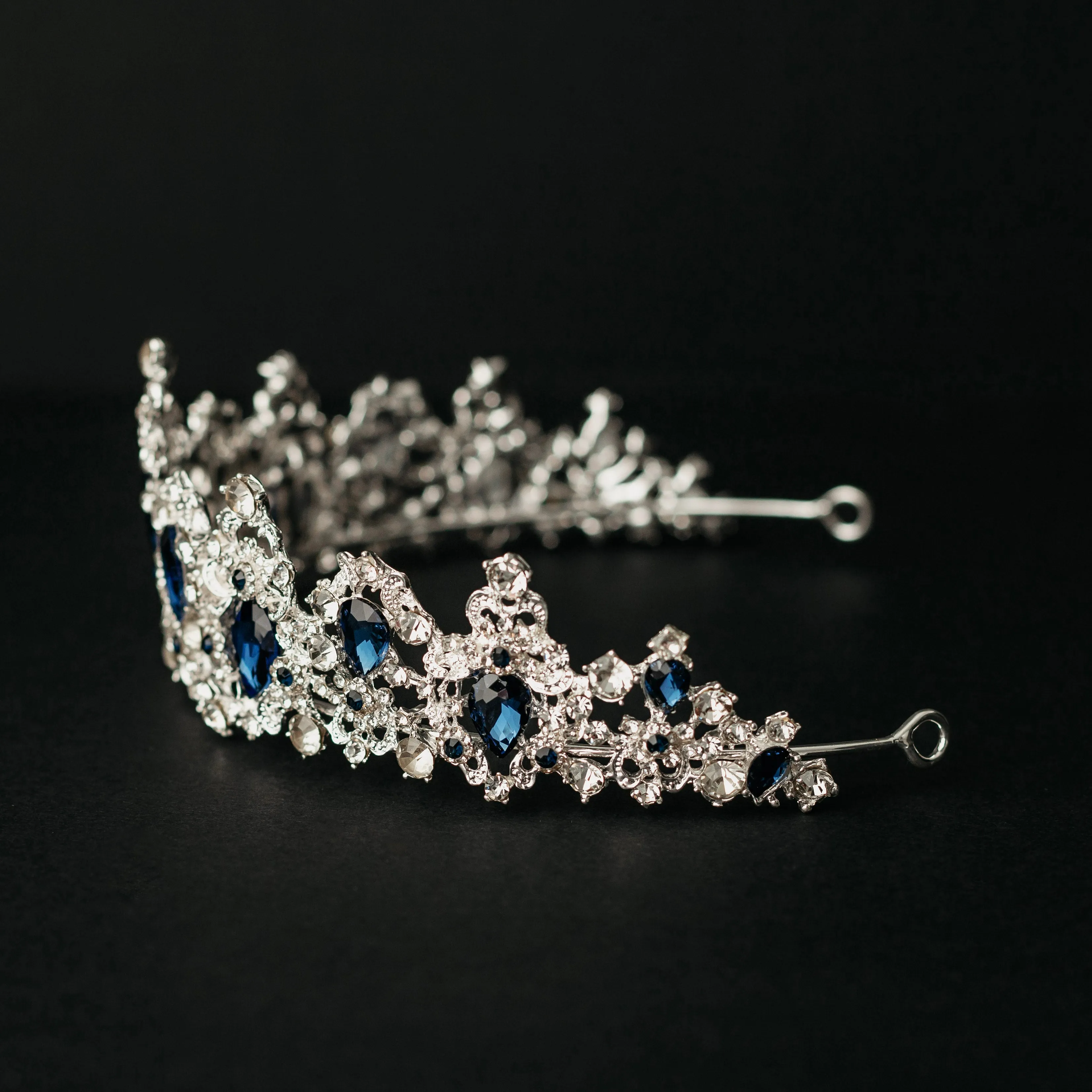 Michelle's Tiara in Blue & Silver
