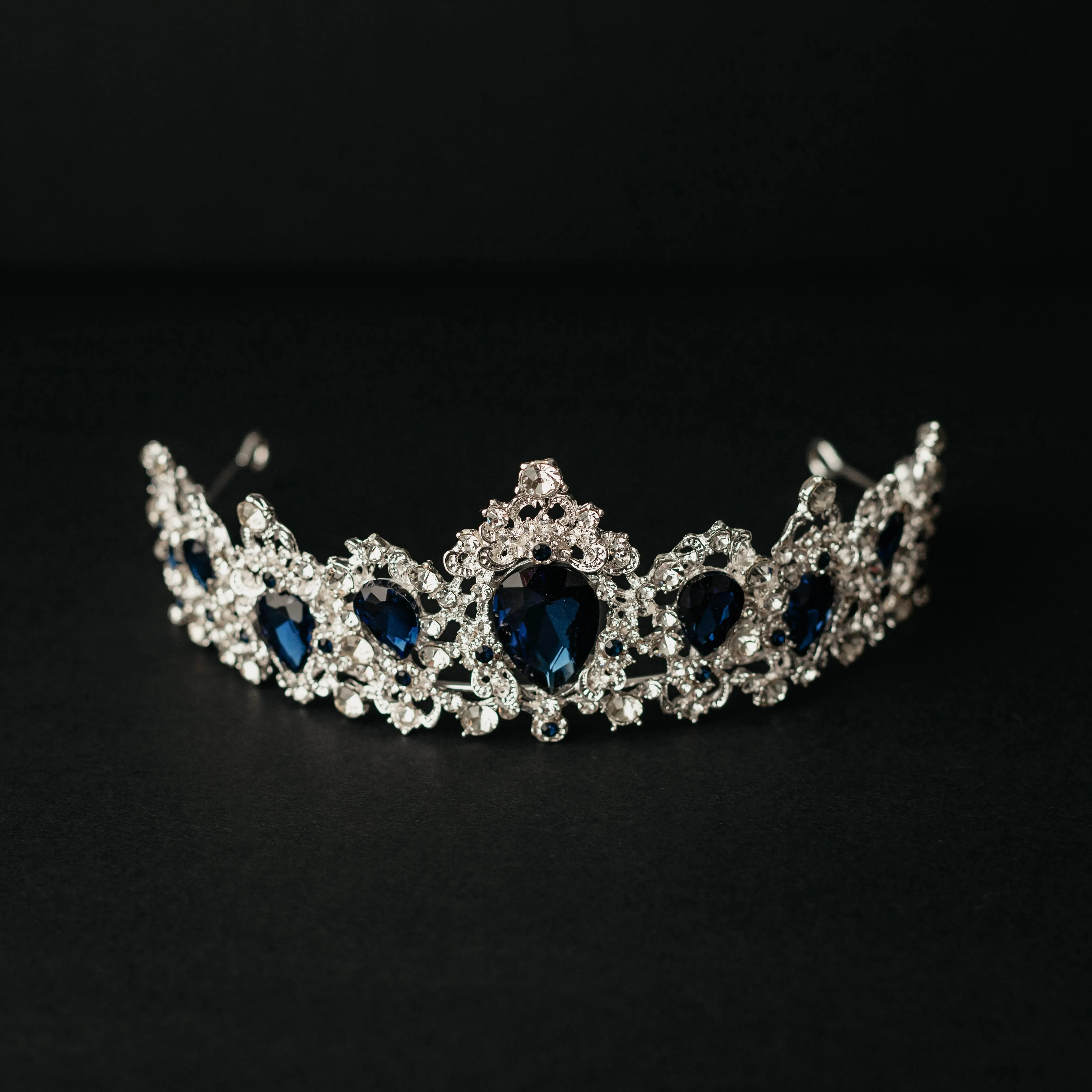 Michelle's Tiara in Blue & Silver