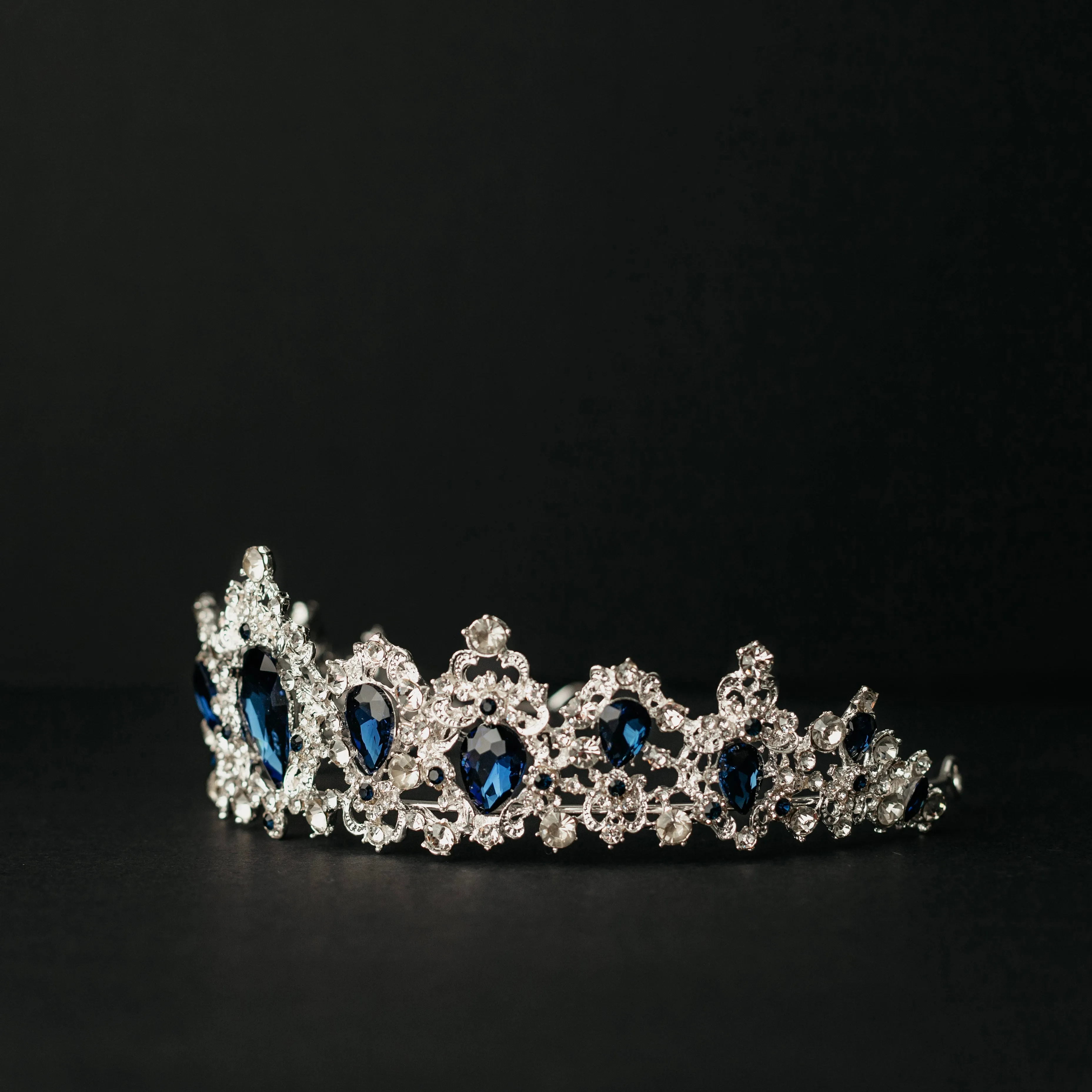 Michelle's Tiara in Blue & Silver