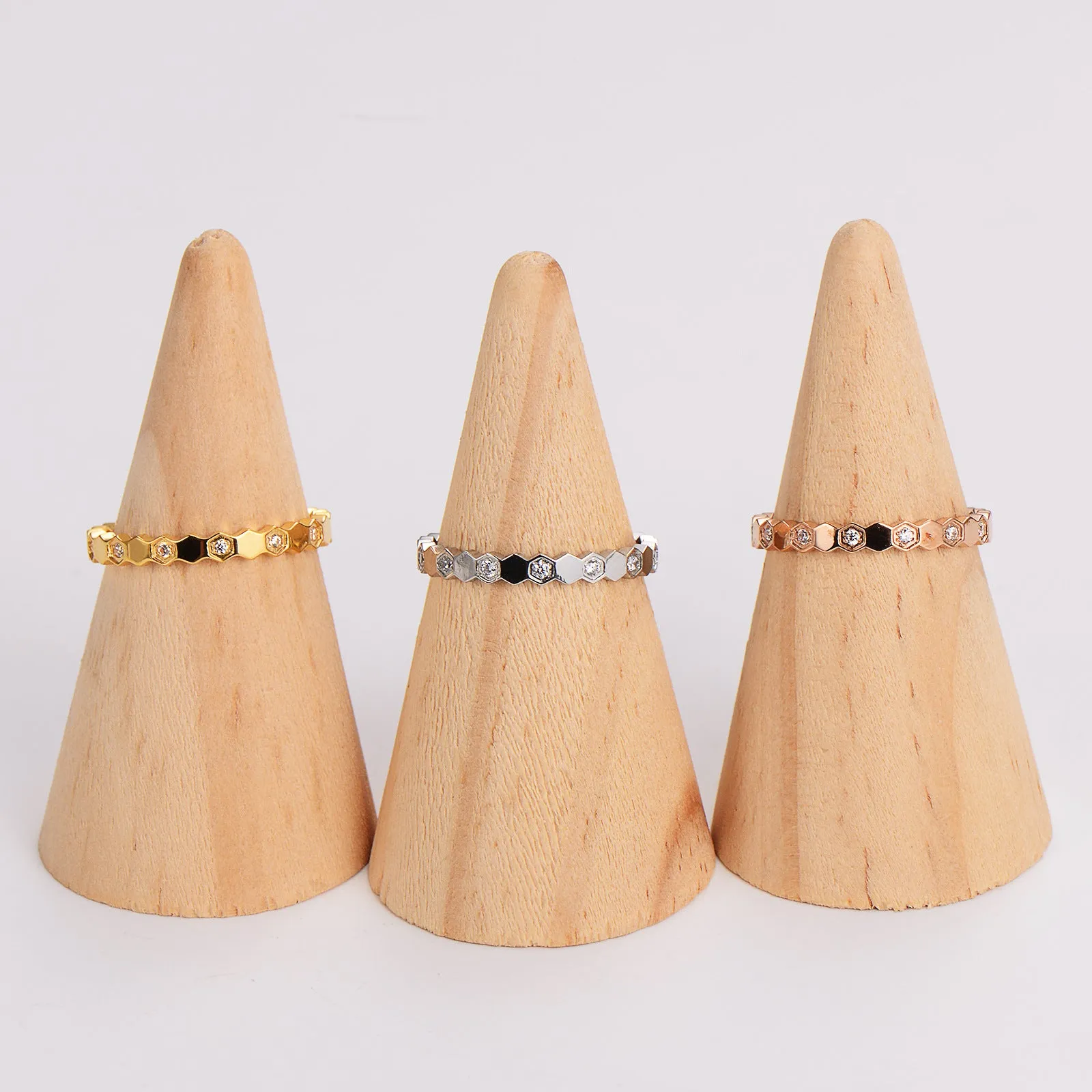 Minimalist Round Stainless Steel Electroplating Rings
