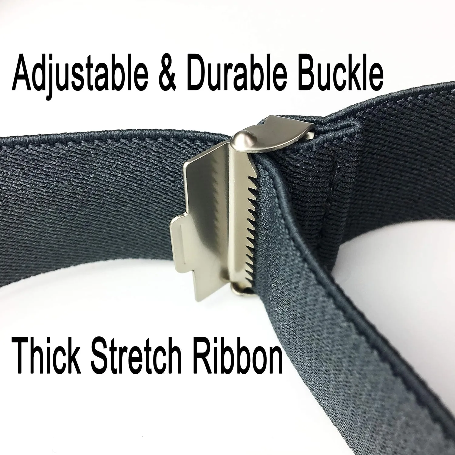 Moulen Men's X-Back 1.4 Inches Wide Heavy Duty Clips Adjustable Suspenders