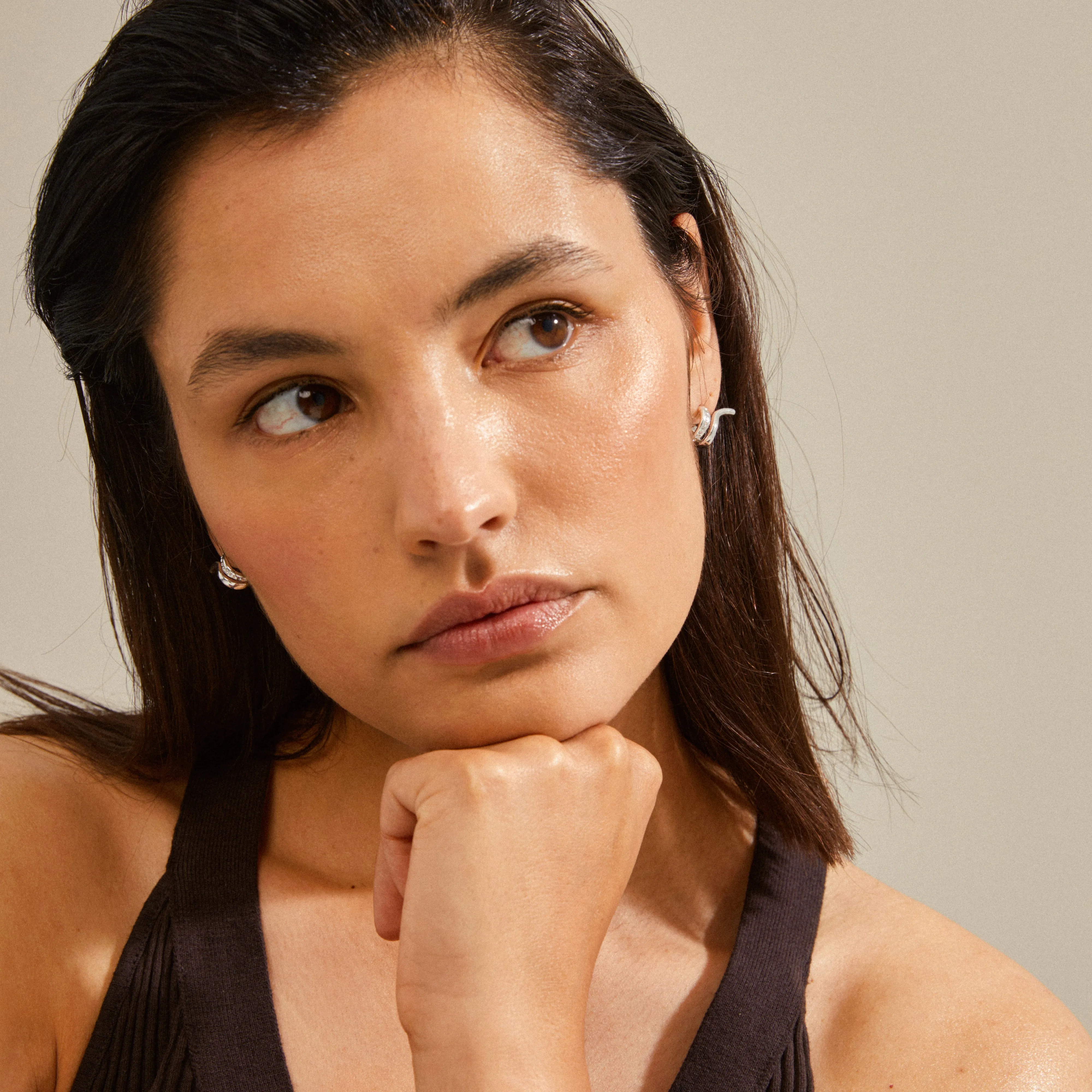 NADINE earrings silver-plated