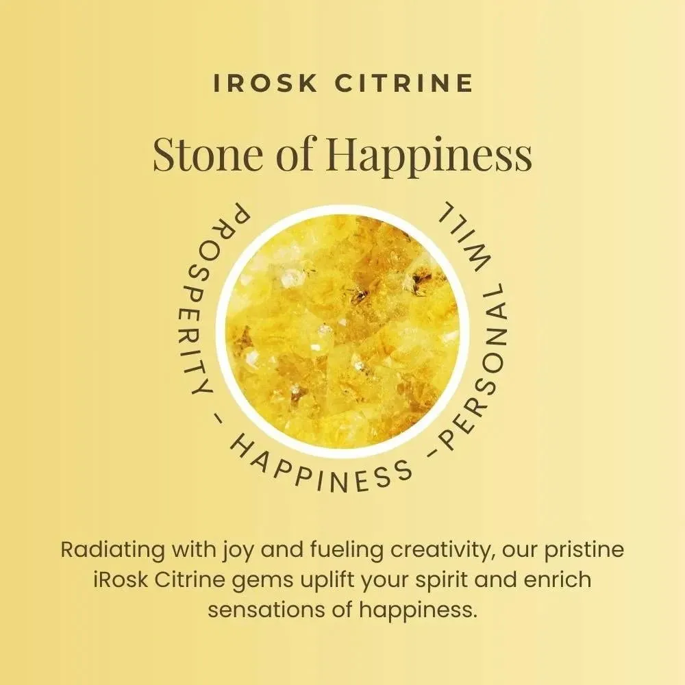 Pear Cut Citrine Stud Earrings in Yellow Sterling Silver | Irosk Australia ®