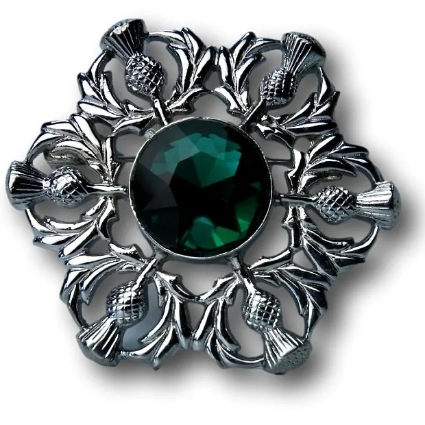 Thistle Brooch Pins