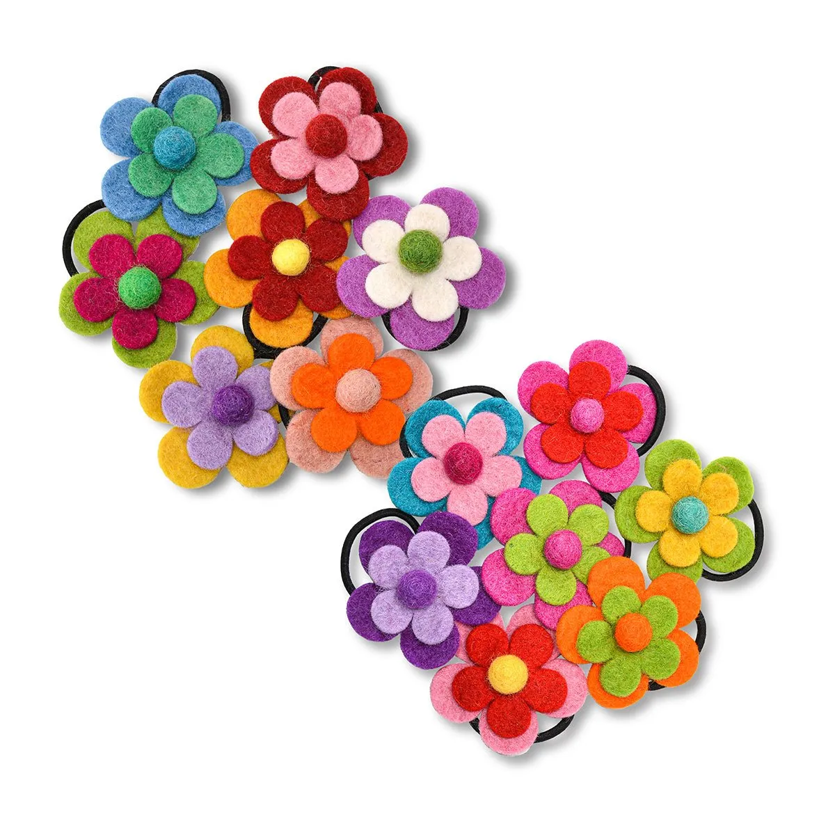 Two Layer Flower Hair Band