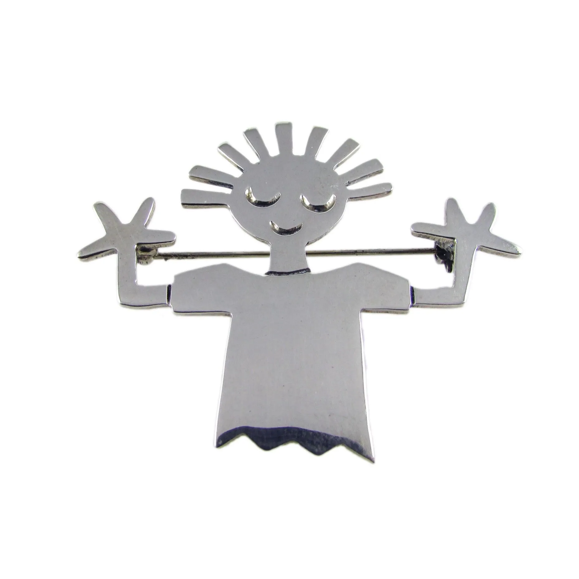 Vintage Boy Brooch